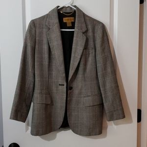 Classiques Entier petite checked wool blazer
